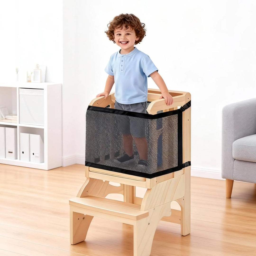 Kleinkinderturm Sicherheitsnetz 110x45CM,Doppelschicht,Kids Tower Sicherheitsnetz Für Kinder Spielen