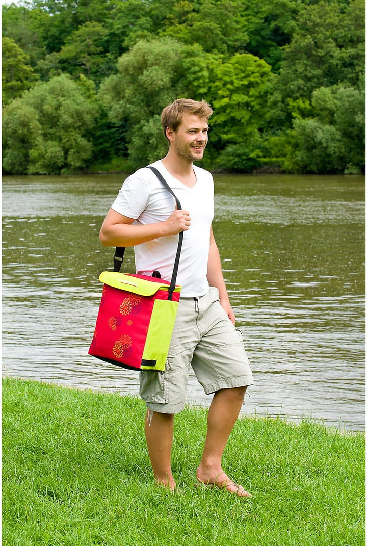 Campingaz Kühltasche Pink Daisy Faltbar 19 Liter, 19 Liter