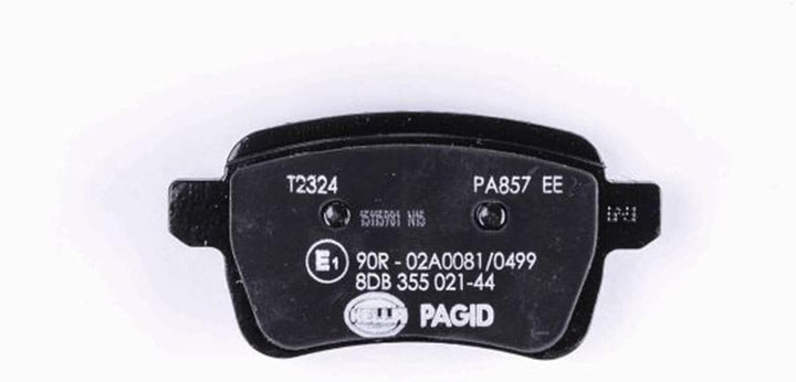 HELLA PAGID 8DB 355 021-441 Bremsbelagsatz - T2324 - Dicke/Stärke: 16.8mm - Bremssystem: TRW - mit a