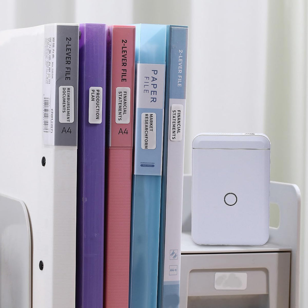 Callstel Etikettendrucker: Mobiler Akku-Thermo-Labeldrucker, Android & iOS, Bluetooth, App (Etikette