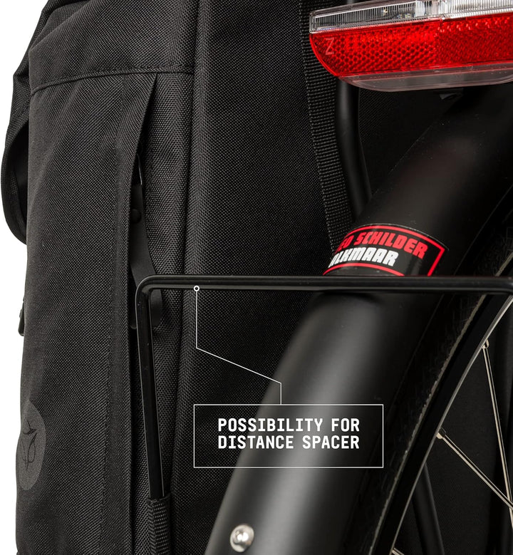 AGU Essentials DWR Urban Doppelte Fahrradtasche für Gepäckträger, 36L Gepäckträgertasche Fahrrad, Wa