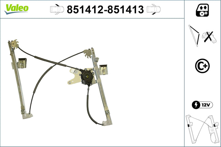 Valeo Fensterheber 851412