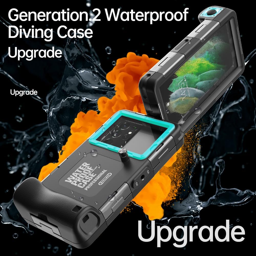 IPX8 wasserdichte Handyhülle zum Schwimmen unter Wasser Hülle Universal Smartphone Tauchen Abdeckung