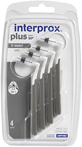 Interprox Plus X-maxi Interdentalbürsten, grau (3 x 4 Stück) Grau, Weiss 4 stück (3er Pack), Grau, W