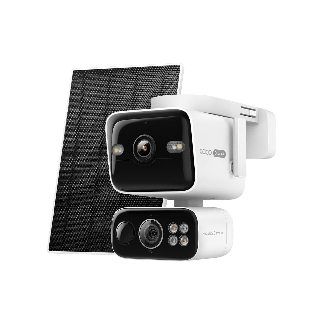 Tapo C675D KIT 4K Solar-Überwachungskamera Aussen mit Akku, 169° Ultraweitwinkel & 6mm Teleobjektiv,