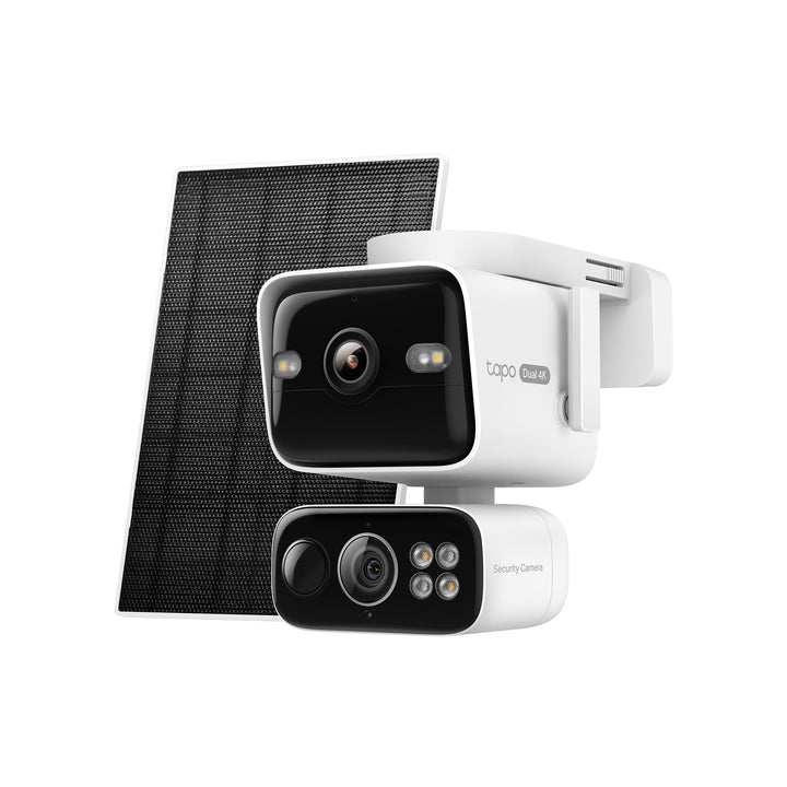 Tapo C675D KIT 4K Solar-Überwachungskamera Aussen mit Akku, 169° Ultraweitwinkel & 6mm Teleobjektiv,
