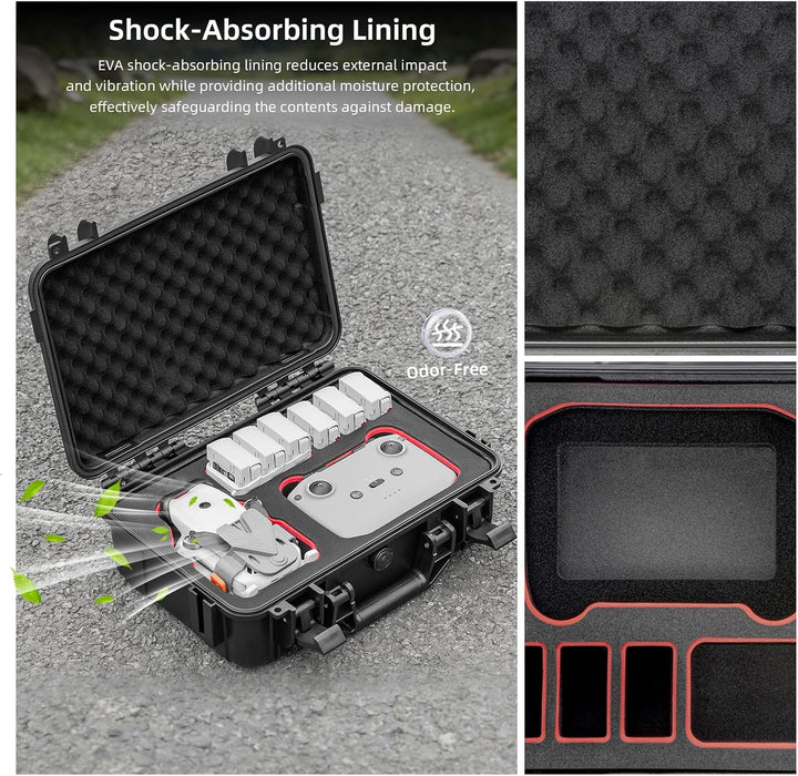 Wasserdichte Koffer Tasche für DJI Lito X1 / 1 Drohne, Tragbare Aufbewahrungstasche Hard Shell Schut