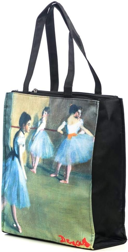 LUCKYWEATHER Shopper Einkaufstasche Twin Double Bag Damen Motiv Degas BALLET CLASS I Shopping Bag wa