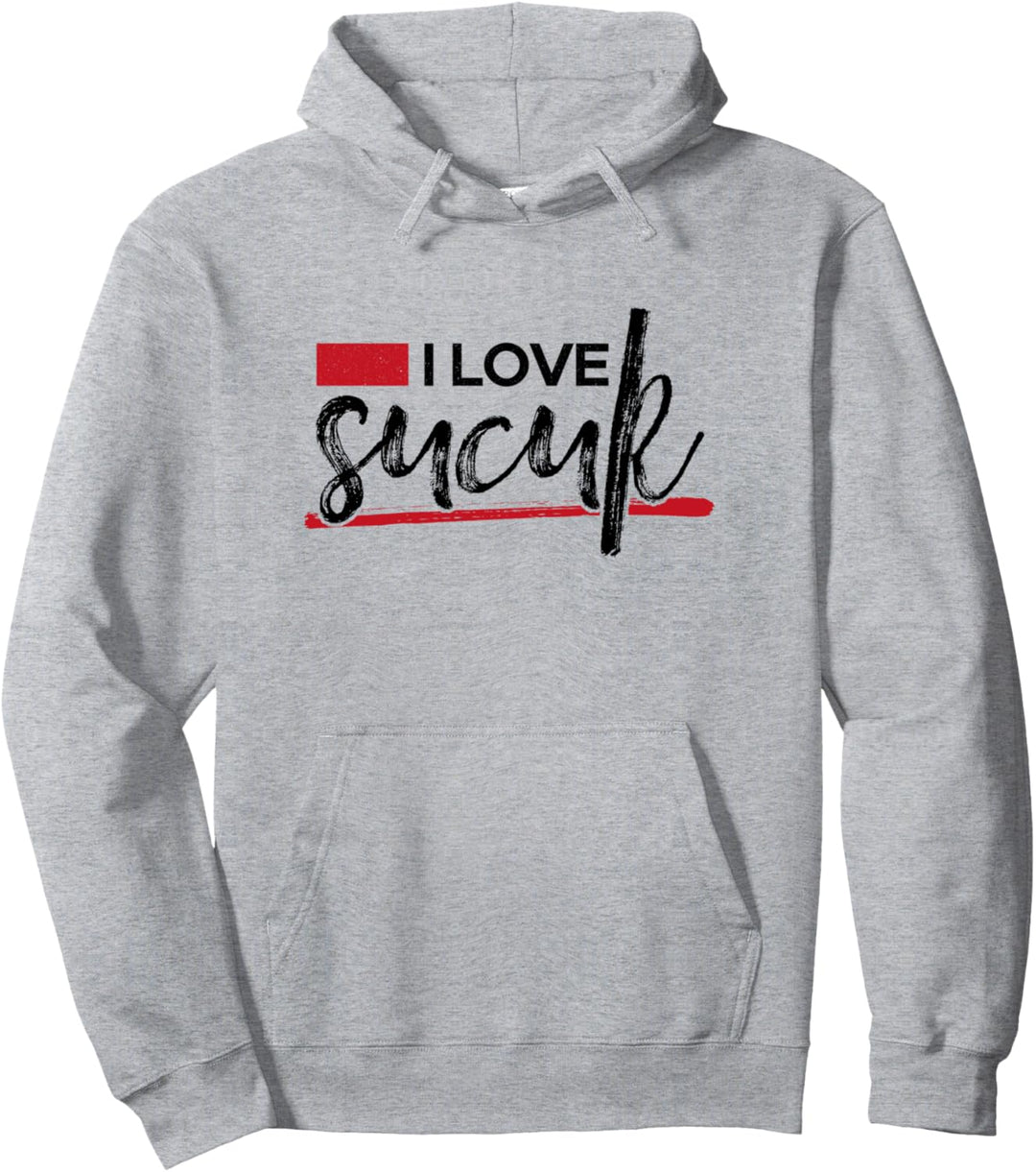 I Love Sucuk. Türkische Knoblauchwurst. Lustiges Pullover Hoodie