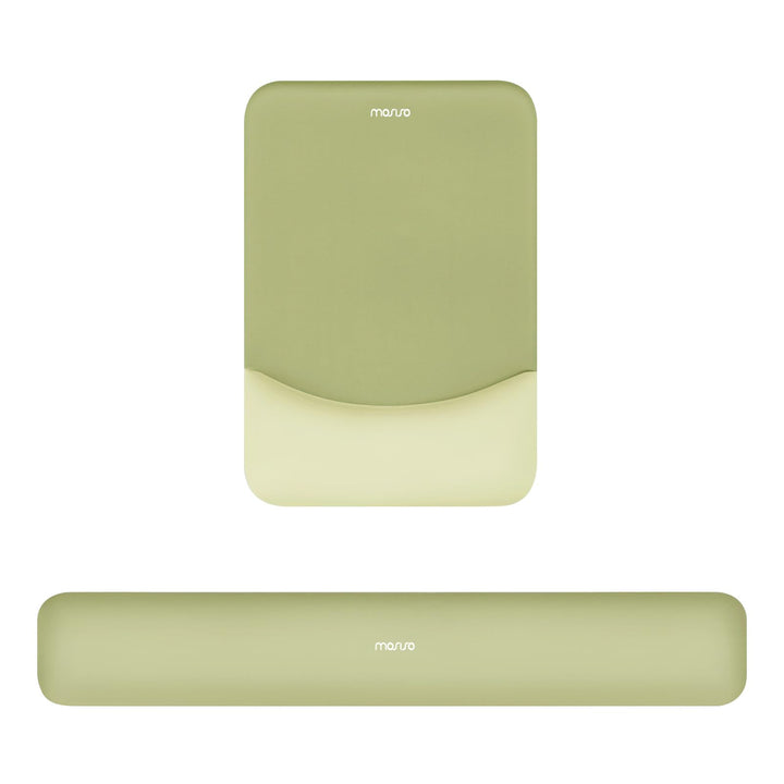 MOSISO Handballenauflage für Mauspad & Tastatur Set – Rechteckig Ergonomisches Mauspad & Handauflage