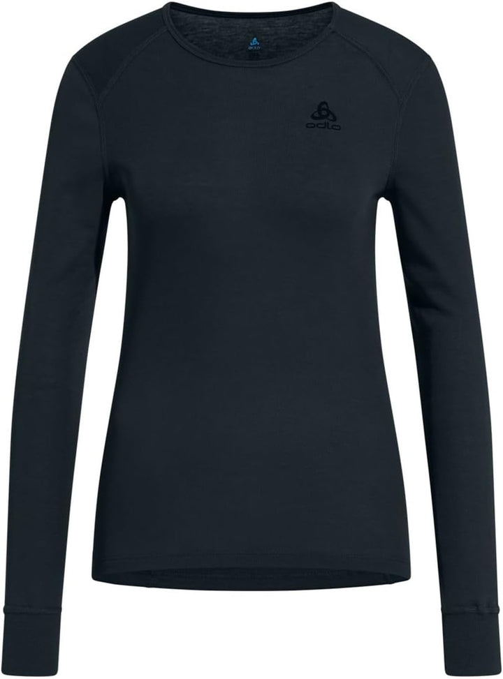 Odlo Thermounterwäsche Merino 200 | Merino Unterwäsche für Herren | Langarm-Thermoshirt mit Kragen u
