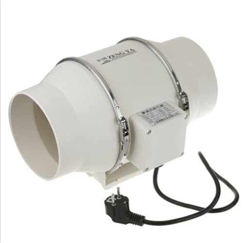 136W Rohrventilator – Inline-Abluftventilator, 900 m³/h, max. Umgebungstemperatur 60°C, 60 dB, geeig