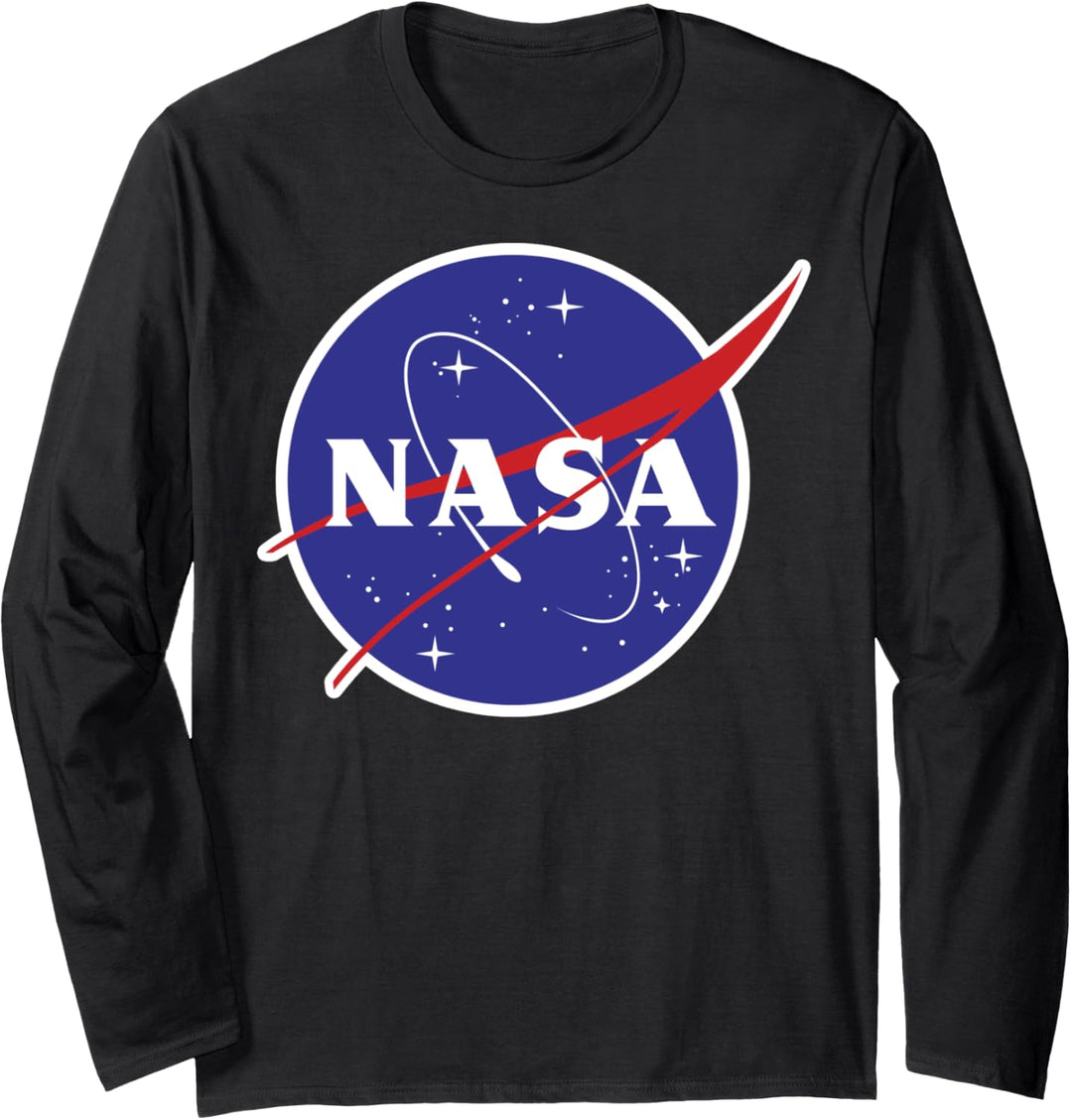 NASA Bold Original Classic Logo Langarmshirt