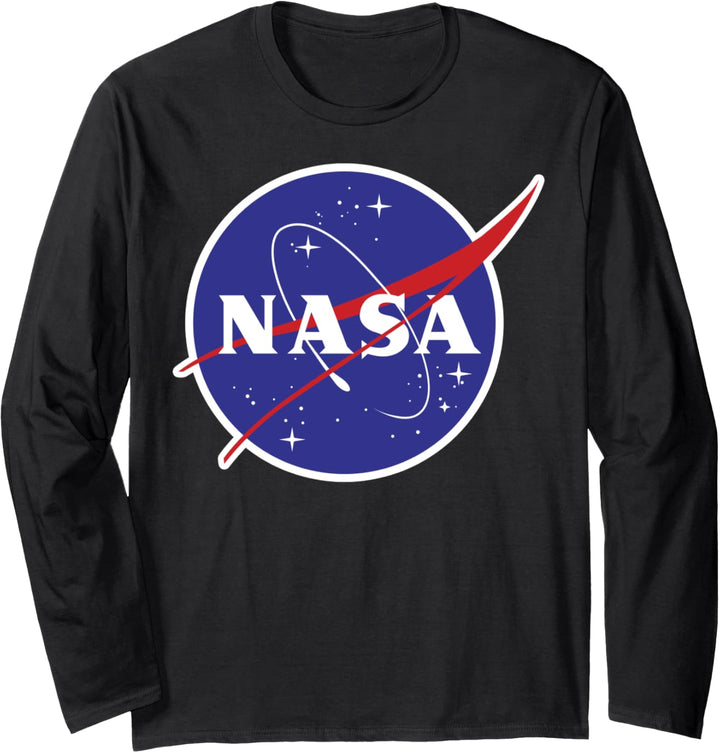 NASA Bold Original Classic Logo Langarmshirt