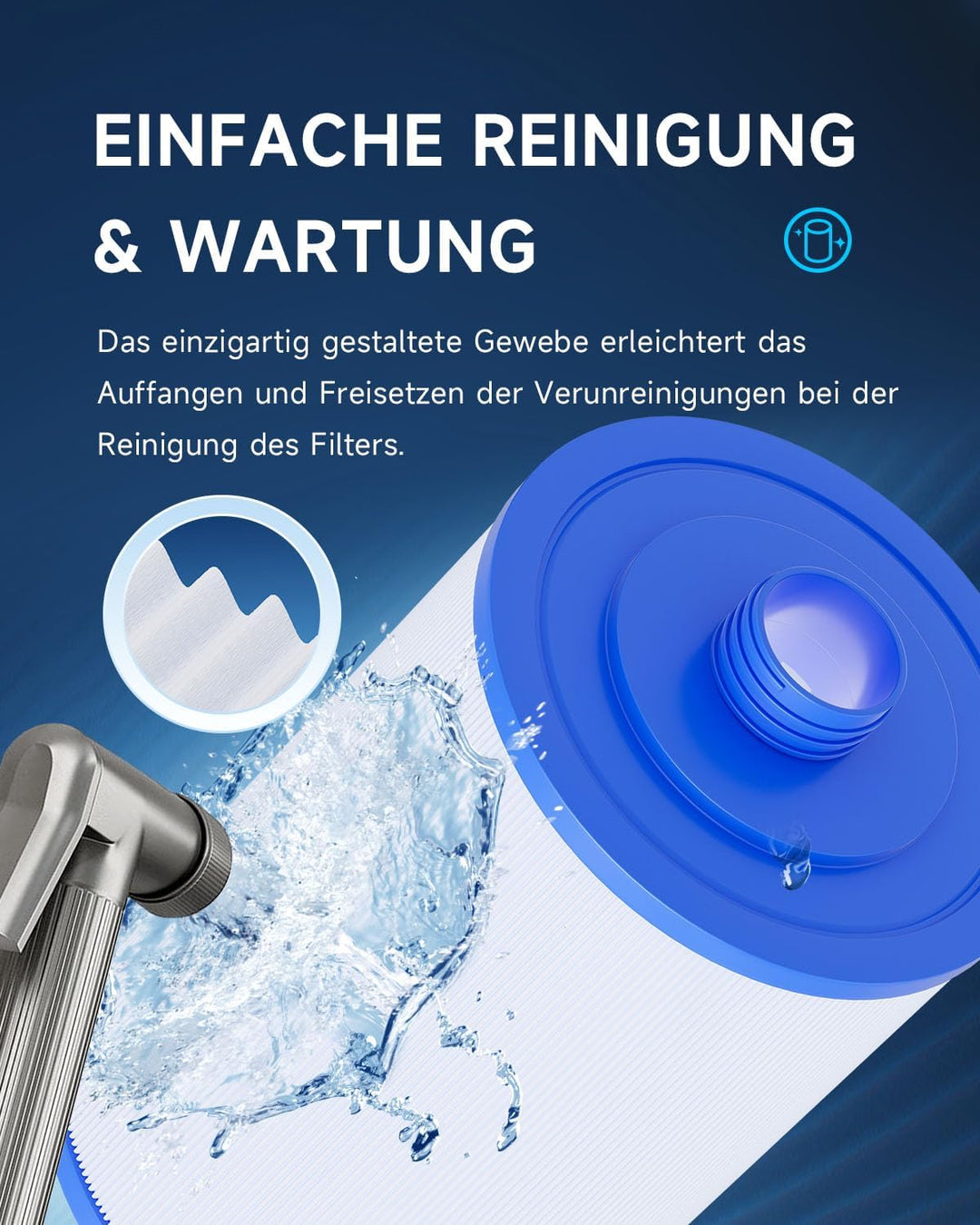 AQUALTRA Spa Filterkartuschen Kompatibel mit PWW50P3(39MM Grobgewinde), 6CH-940, FC-0359, 817-0050,