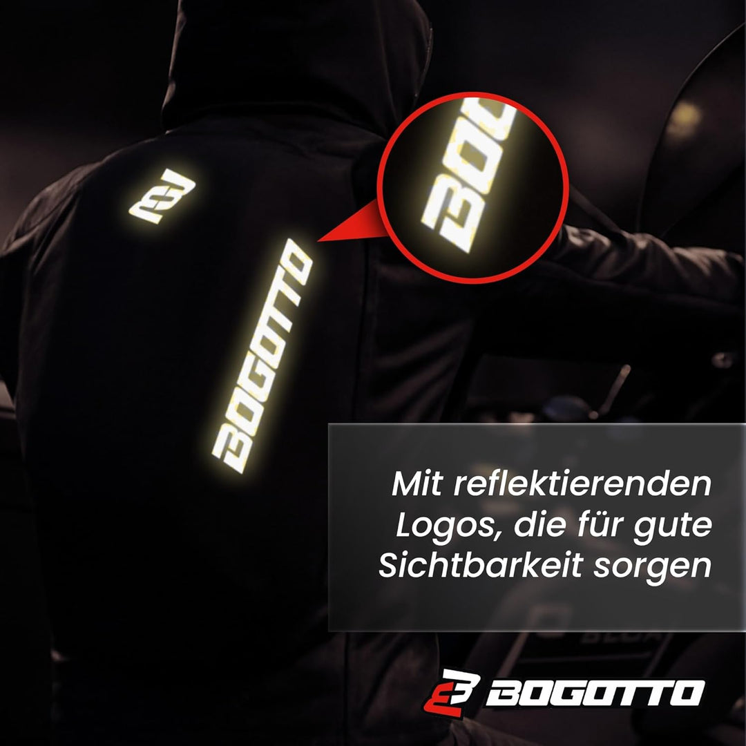 Bogotto Hump Race Carbon Look Motorrad Rucksack mit Hartschalenkonstruktion, Laptopfach 15 Zoll, 24