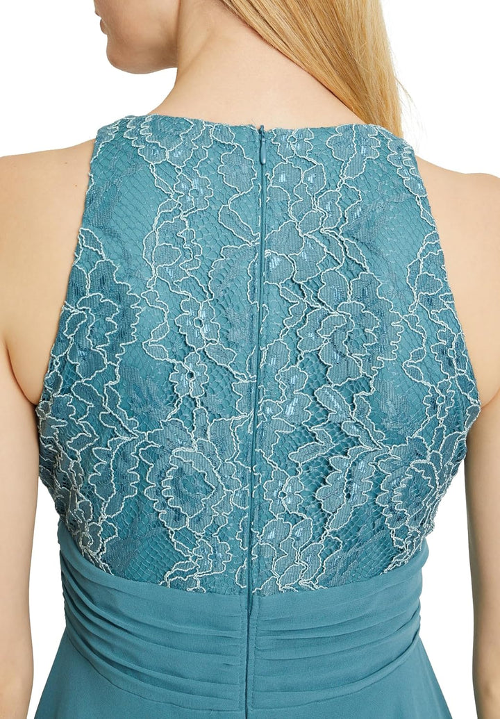 Vera Mont Damen 0223/4825 Kleid 34 Smoky Teal, 34 Smoky Teal