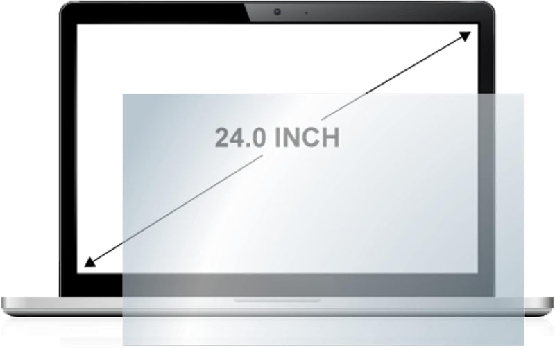 upscreen 24" Entspiegelungs-Schutzfolie für 24,0 Zoll Industrie-Monitore (61 cm) [519 x 325 mm, 16:1