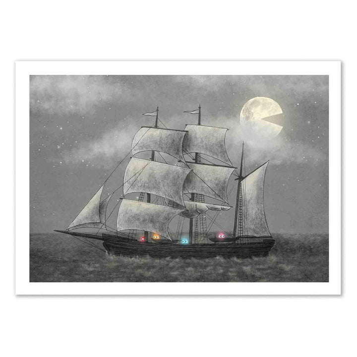 Wall Editions Art-Poster - Ghost Ship - Terry Fan
