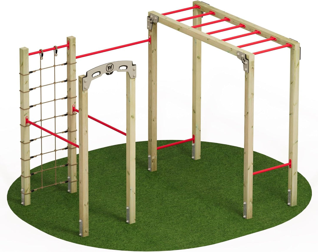Wickey Fitnessgerät - Fit Base 820 - Outdoor Fitnessstudio, Gym für Zuhause, Klettern und Sport für