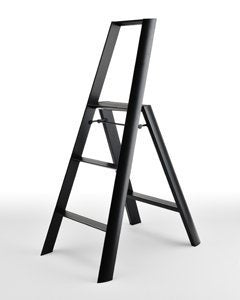Metaphys Lucano Stool 3-Step, Black by Hasegawa
