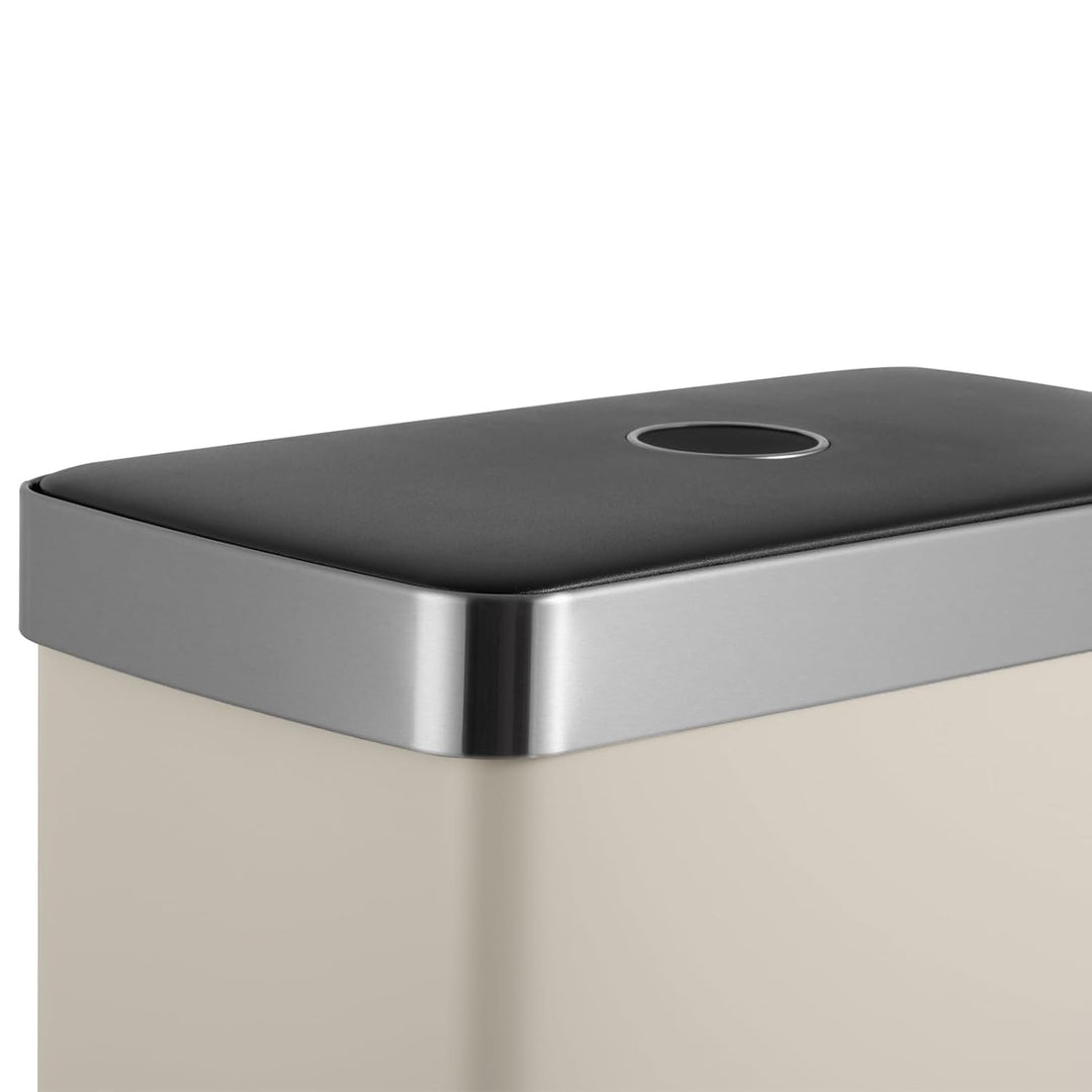 SVITA LT2X30 Mülleimer 60l Treteimer Tretmülleimer Abfalleimer 2 Fächer freistehend mit Deckel inkl.
