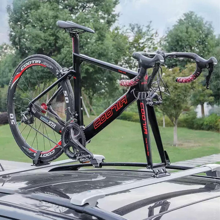 2 Stück Gabelhalterung Fahrrad, Aluminiumlegierung Fahrradgabelhalterung mit Schnellverschluss Stang