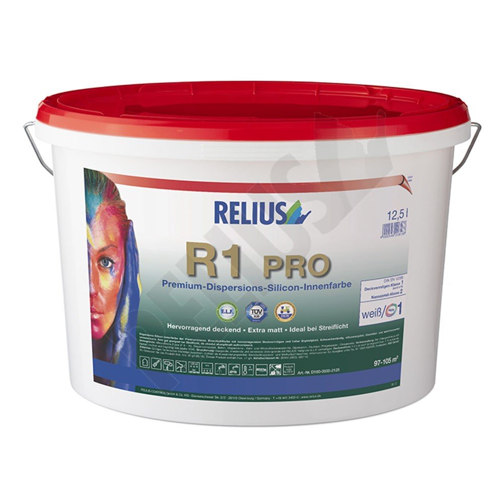Relius R1 Pro ELF, weiss / Basis 1, 10 Ltr. 10 l (1er Pack) Weiss / Basis 1, 10 l (1er Pack) Weiss /