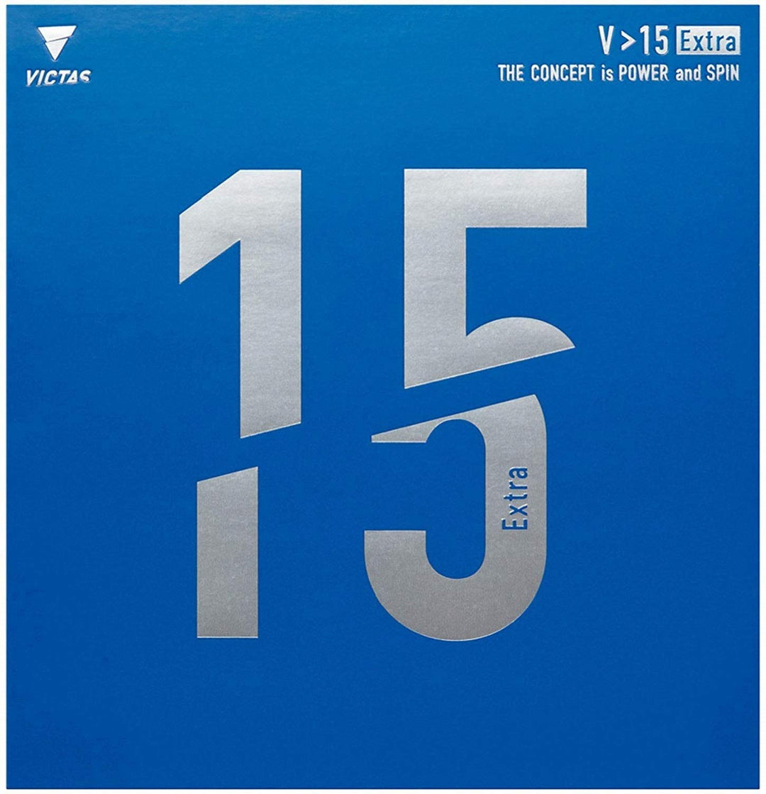 Victas V>15 Extra Tischtennisgummi rot 2.0mm, rot 2.0mm