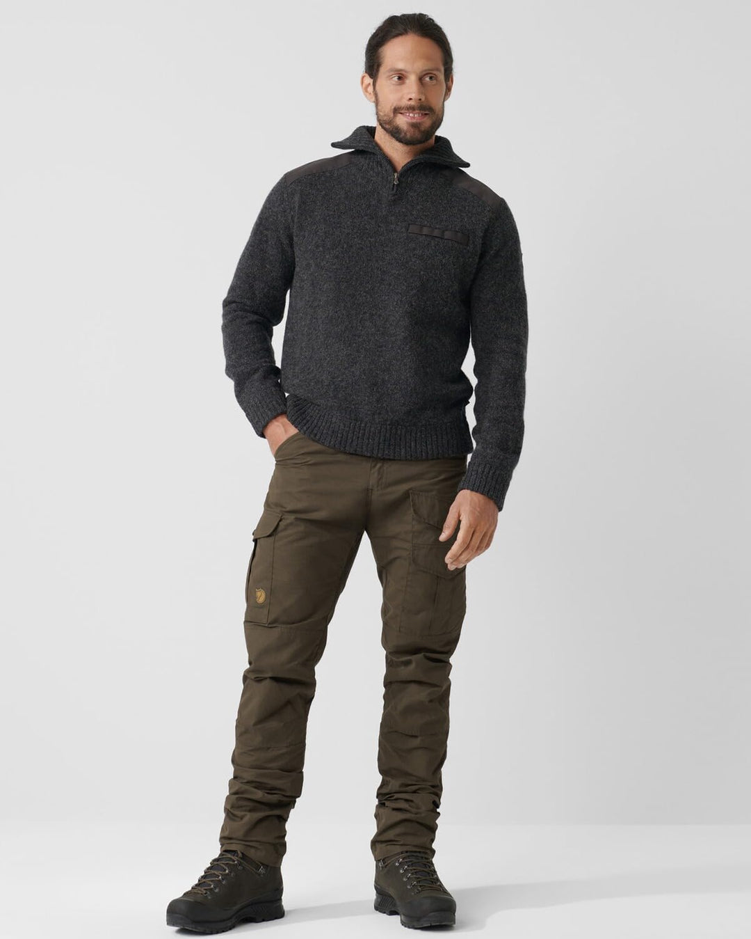 FJALLRAVEN Herren Klassisch Outdoor-Ausrüstung L 030 Dunkelgrau, L 030 Dunkelgrau