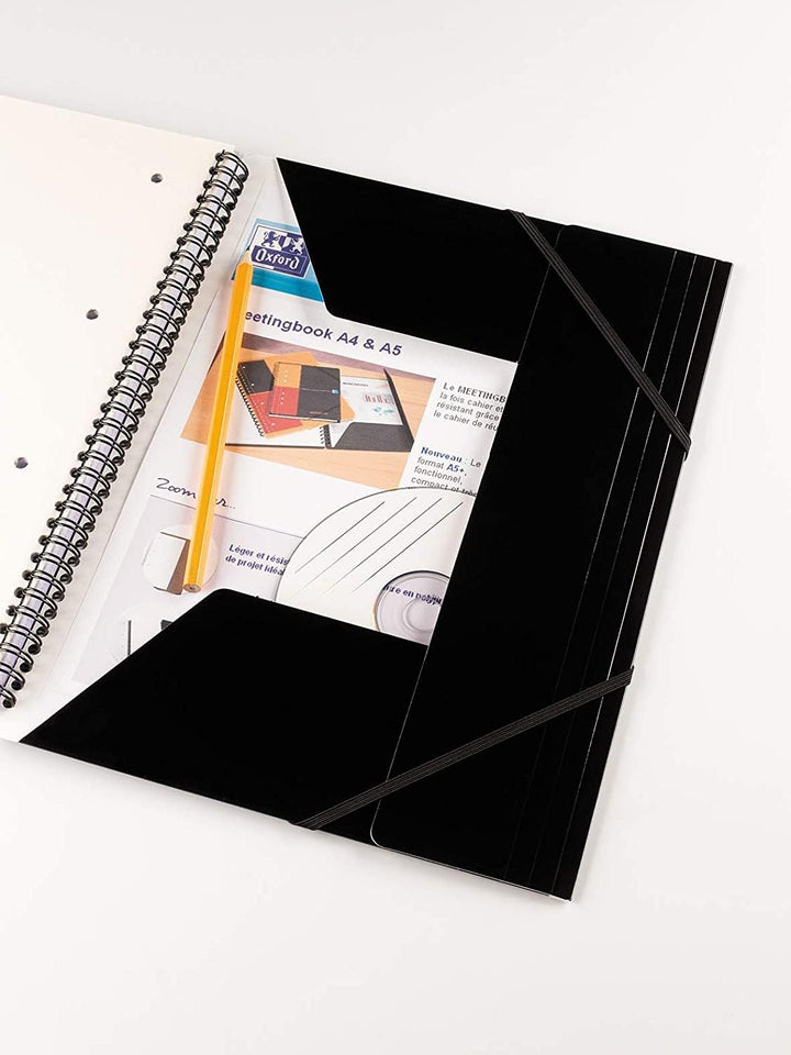 OXFORD Meetingbook Essentials, 5er Pack, DIN A4+, kariert, 90 Blatt, 4 Farben A4+, kariert Meetingbo