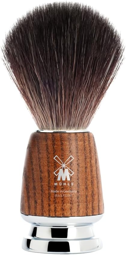 MÜHLE Rytmo Rasierset 8 tlg. - Pinsel, Hobel und Ständer verchromter Fuss, Klinge, Seife, Tuch, Afte