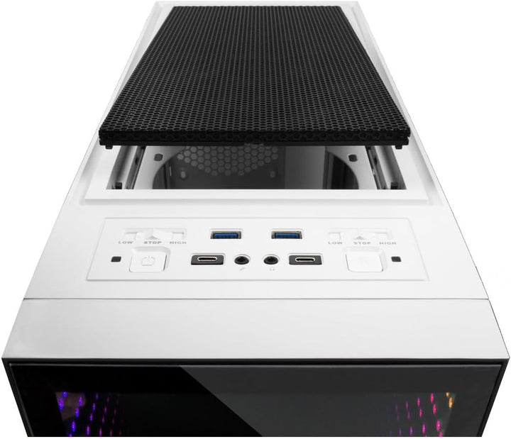 Inter-Tech GEH X-908 Infini2 3x120mm RGB-Lüfter weiss Retail, 88881339