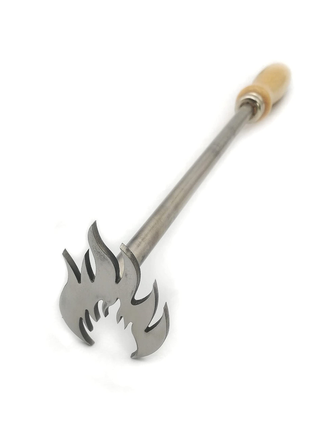 Dein Brandstempel BBQ Brandeisen Motiv Flamme | lustiges Grillzubehör als Geschenk | Grillbesteck un