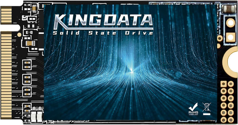 KINGDATA M.2 2242 SSD 256GB NVMe PCIe Gen3 x 4 Internal Solid State Drive, 3D NAND TLC, Gaming SSD,