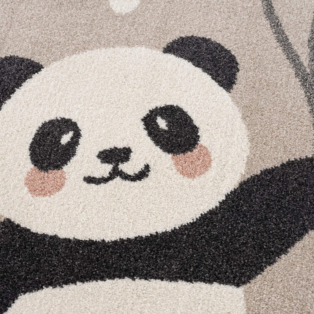 Jimri Teppich Kinderzimmer - Teppiche für Kinderzimmer, Kinderteppich, Kinderteppich, Bär, Panda (Cr