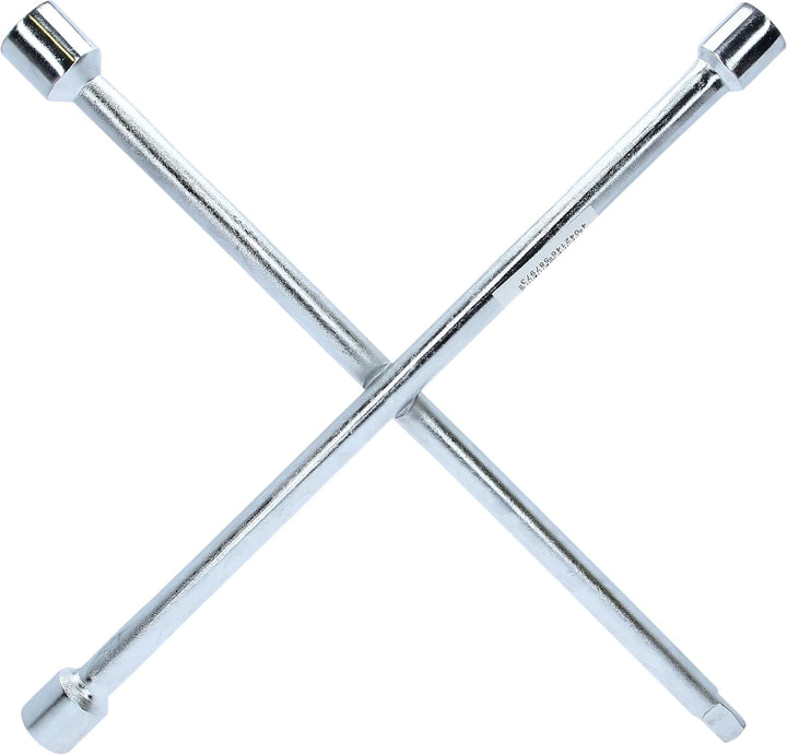 KS Tools 518.1153 Radkreuzschlüssel f.PKW,1/2"x17x19x21mm, 40 cm 40 cm 17 x 19 x 21mm x 1/2"Aussenvi