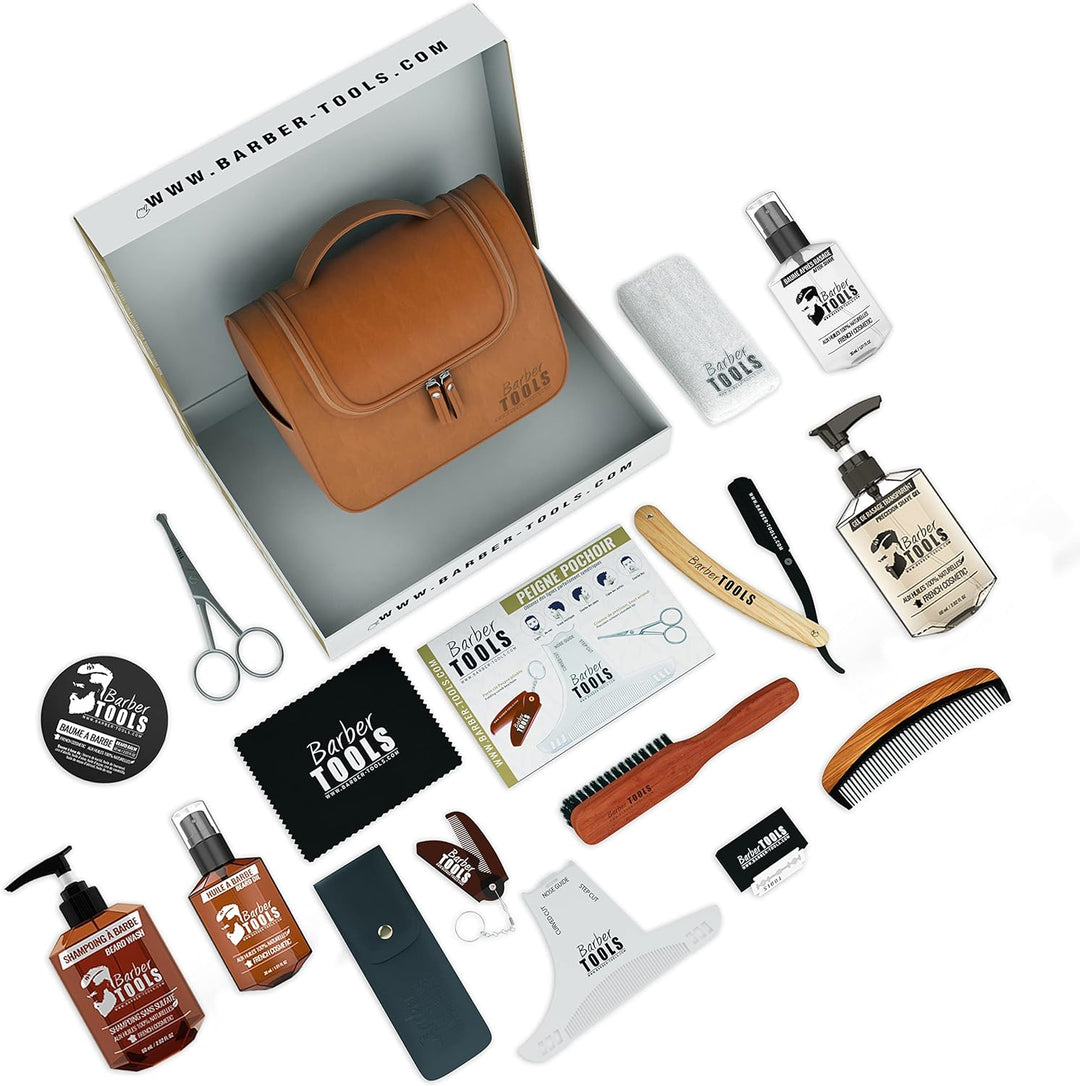 ✮ BARBER TOOLS ✮ Kit/Bartpflege set/Bart-set/Bart und Rasur | Kosmetik Made in