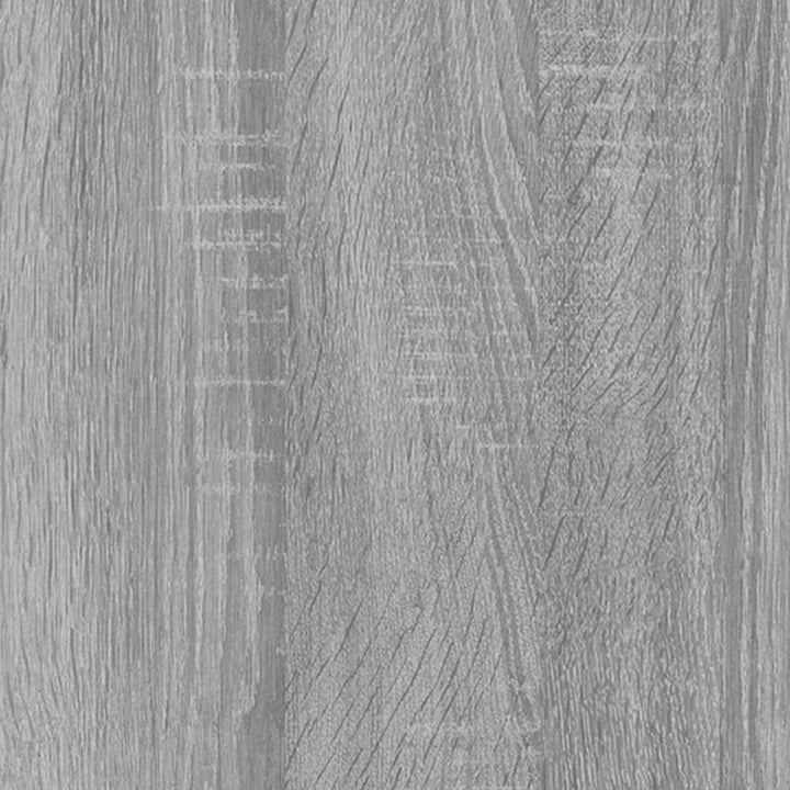 homiuse TV-Schrank Grau Sonoma 80x33x41 cm Holzwerkstoff und Stahl TV Board Fernsehschrank Fernsehti