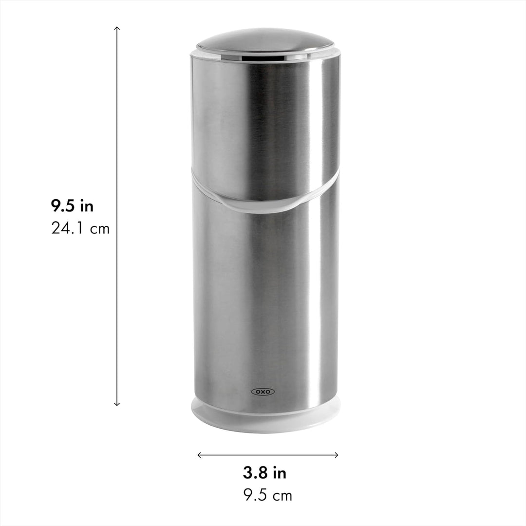 OXO Good Grips Zahnbürsten-Organizer aus Edelstahl, 24 cm 1 9.75 Inch, 1 9.75 Inch