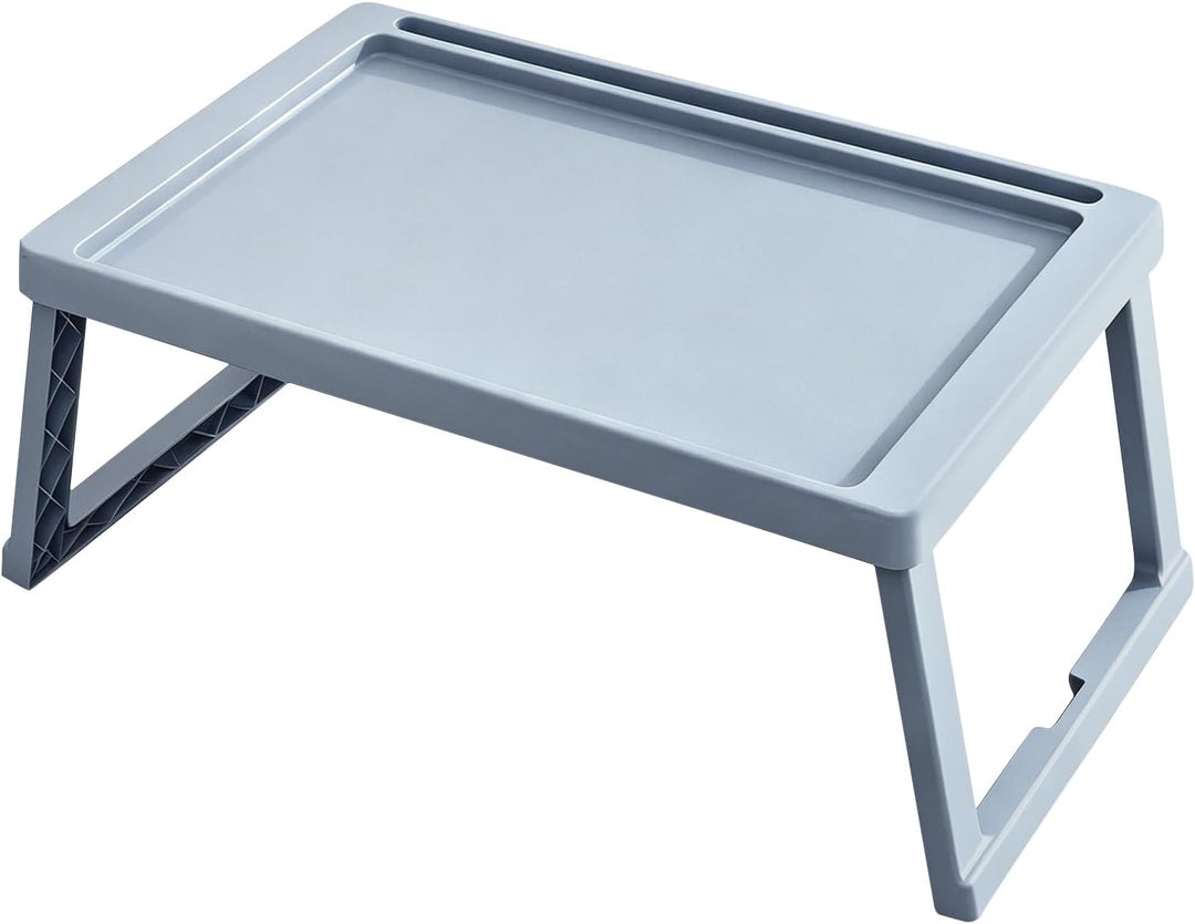 Betttablett Tisch mit klappbaren Beinen Bett Tisch Tablett mit Rille für Handy Bettschalen 54 x 35.5