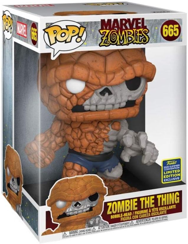 Marvel Funko Pop 665 Zombies 48901 The Thing 10" SDCC2020, Bunt