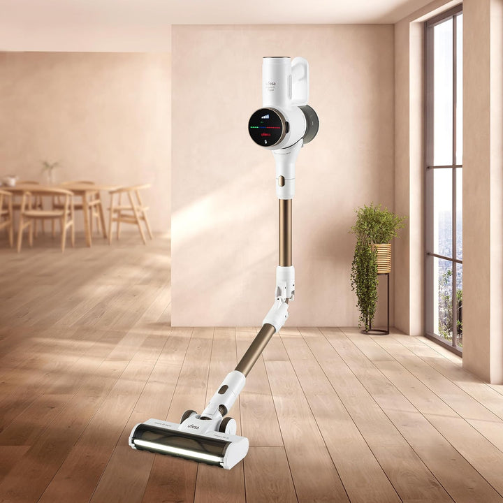 Ufesa Z5 Digital Akku Staubsauger, Selbstladender-Flexibler, 25.9V, LED Touchscreen, 25KPa, 300W, 40