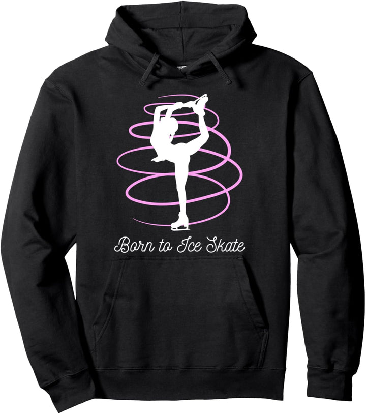 Eiskunstläuferin Schlittschuh Eiskunstlauf Eislauf Eisläufer Pullover Hoodie