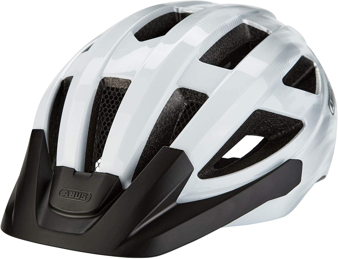 ABUS Rennradhelm Macator - sportiver Fahrradhelm für Einsteiger - auch für Zopfträger/-innen - für D