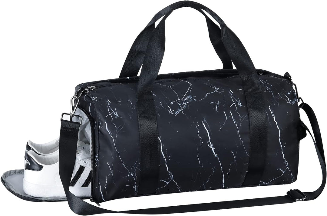 HAWEE Reisetasche Gross Herren Sporttasche Weekender Damen Faltbare Gym Bag mit Schuhfach & Nassfach