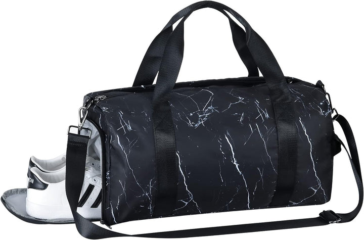 HAWEE Reisetasche Gross Herren Sporttasche Weekender Damen Faltbare Gym Bag mit Schuhfach & Nassfach