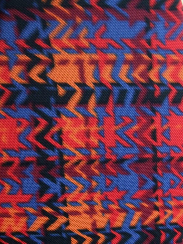 Solar Tan Thru Triangel-Badeanzug 101451-52 rot/blau/orange, Gr. 38 B-Cup