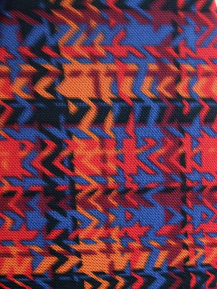 Solar Tan Thru Triangel-Badeanzug 101451-52 rot/blau/orange, Gr. 38 B-Cup
