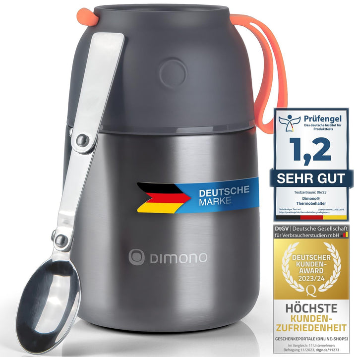 Dimono® Thermobehälter Warmhaltebehälter; Lunch-Box To-Go Lebensmittelbehälter Essensbehälter Speise